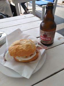 Matjesbrötchen bei Brücke 10. / 2019
